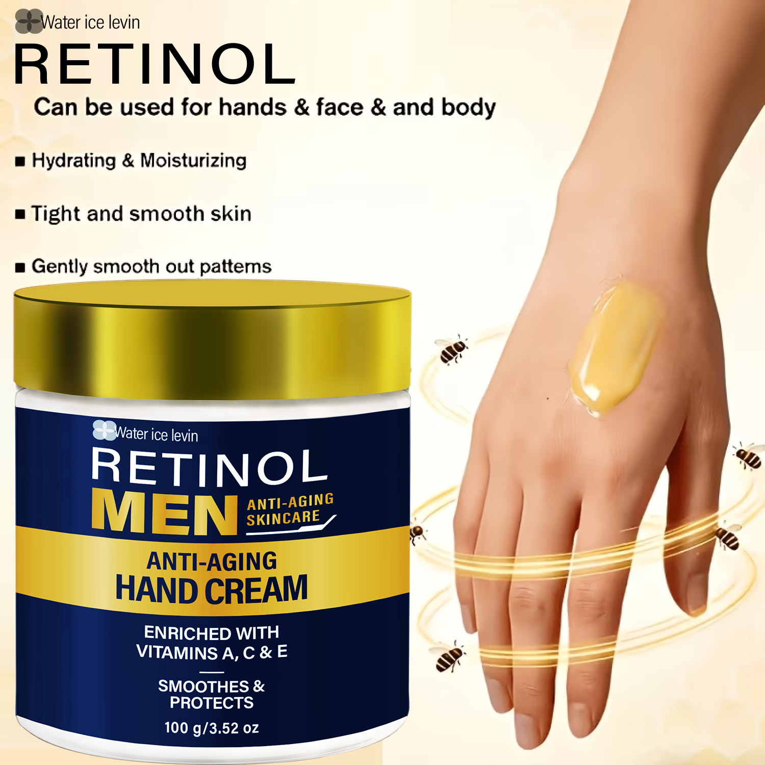 Water Ice Levin Retinol Men An - Retinol Vitamin A Cream recension och pris