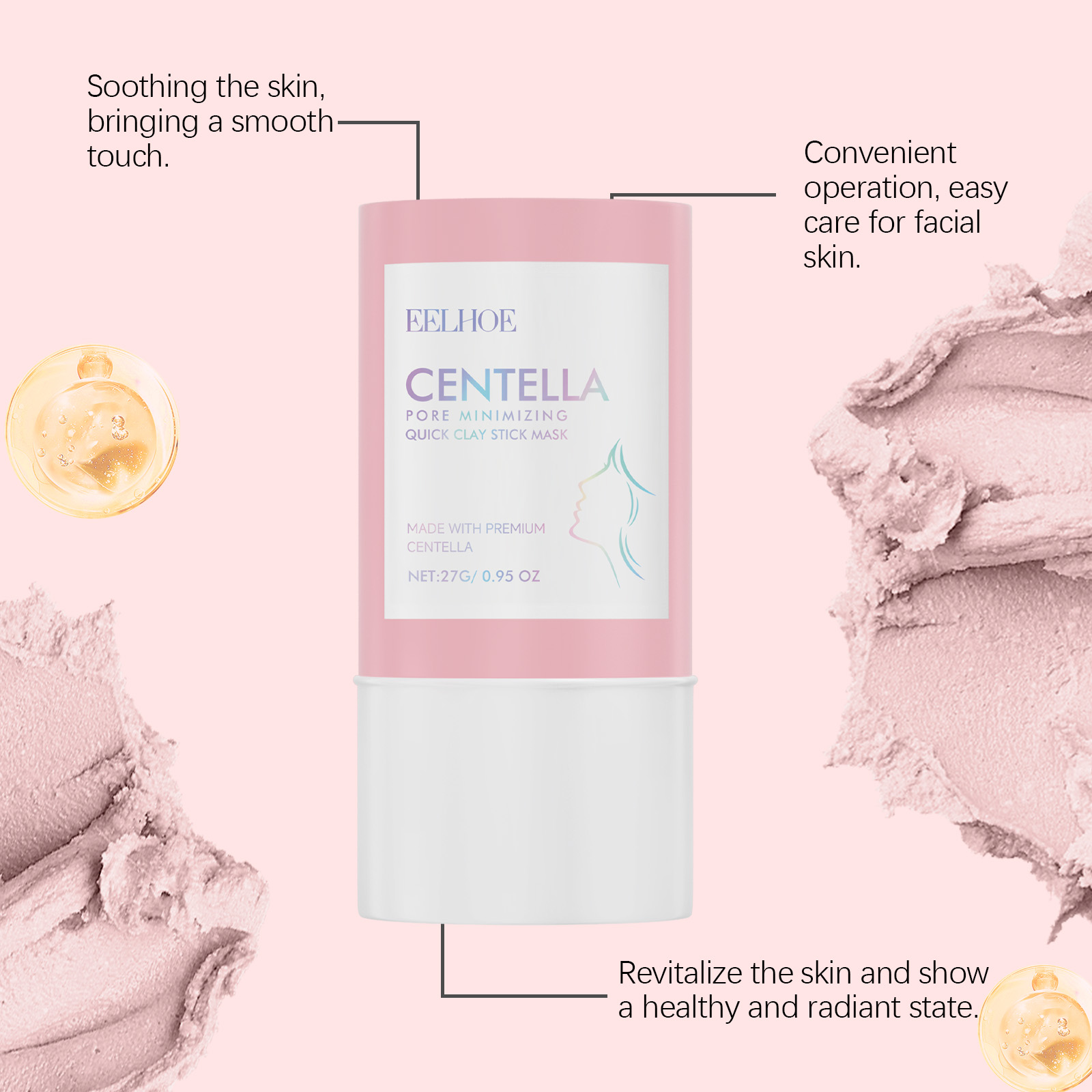 Centella Asiatica Clay Mask St - Bentonite Clay Mask recension och pris