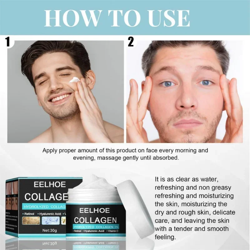 Collagen Creams For Men Improv - Retinol Vitamin A Cream recension och pris