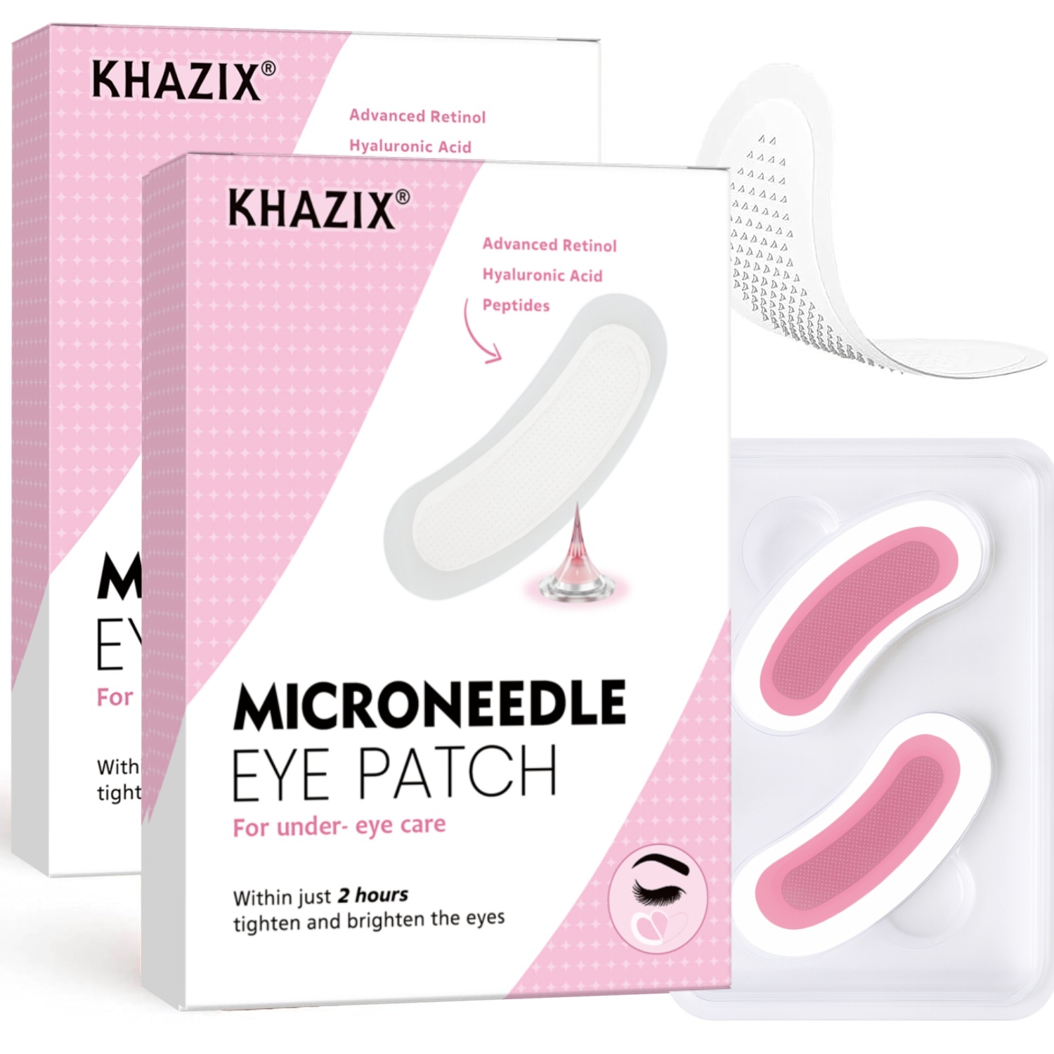 Retinol Microneedle Eye Patche - Eye Cream Peptide recension och pris