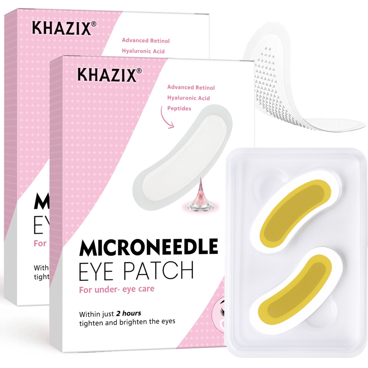 Retinol Microneedle Eye Patche - Eye Cream Peptide recension och pris