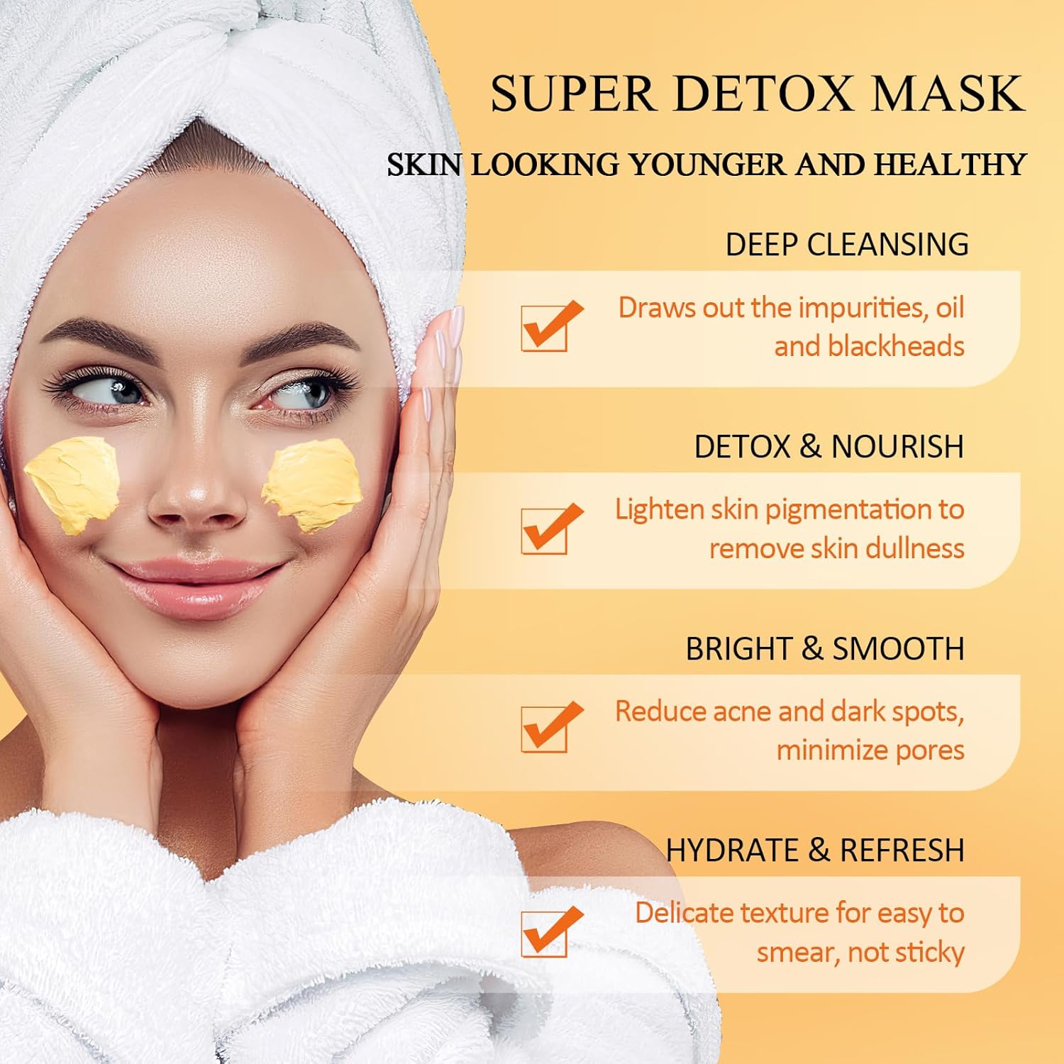 Turmeric Vitamin C Clay Mask C - Bentonite Clay Mask recension och pris