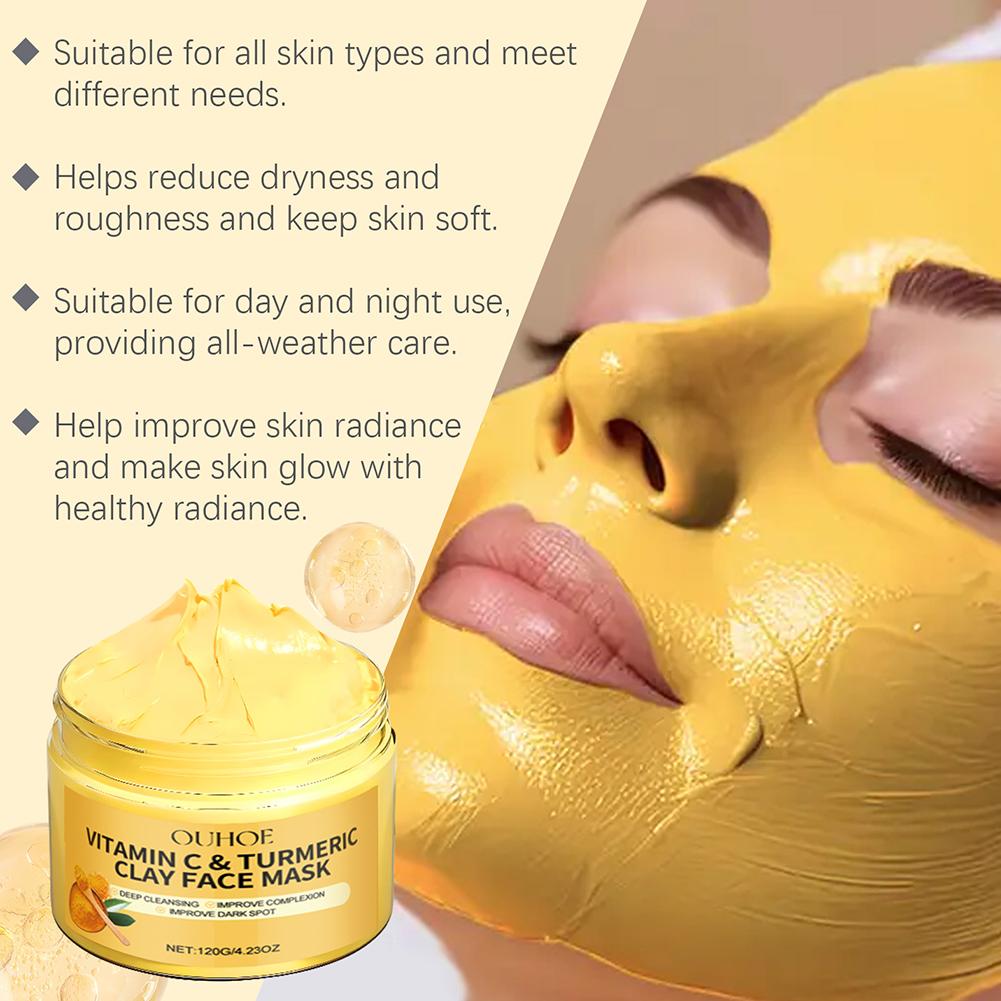 Turmeric Vitamin C Clay Mask C - Bentonite Clay Mask recension och pris