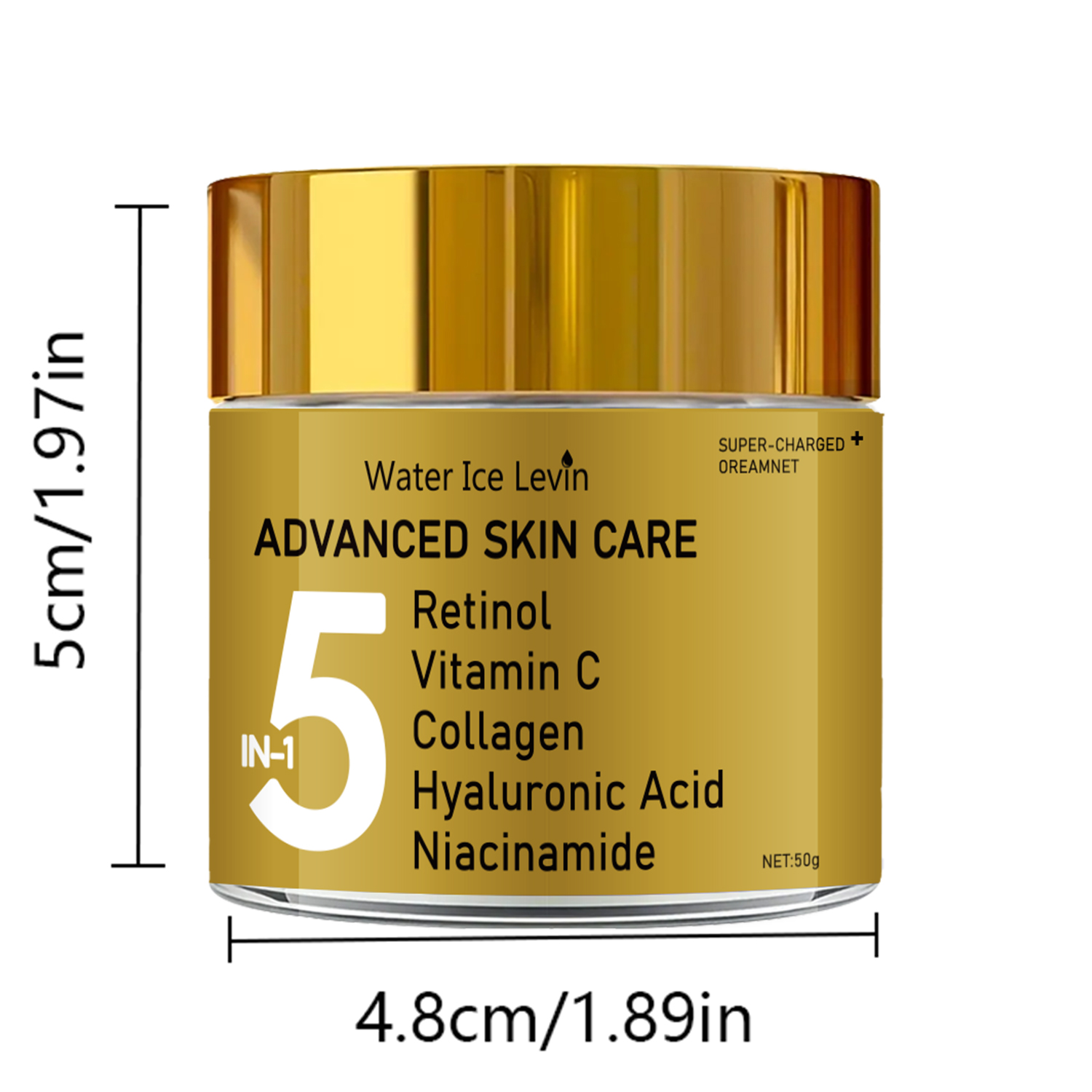 5-in-1 Facial Moisturizing Cre - Retinol Vitamin A Cream recension och pris