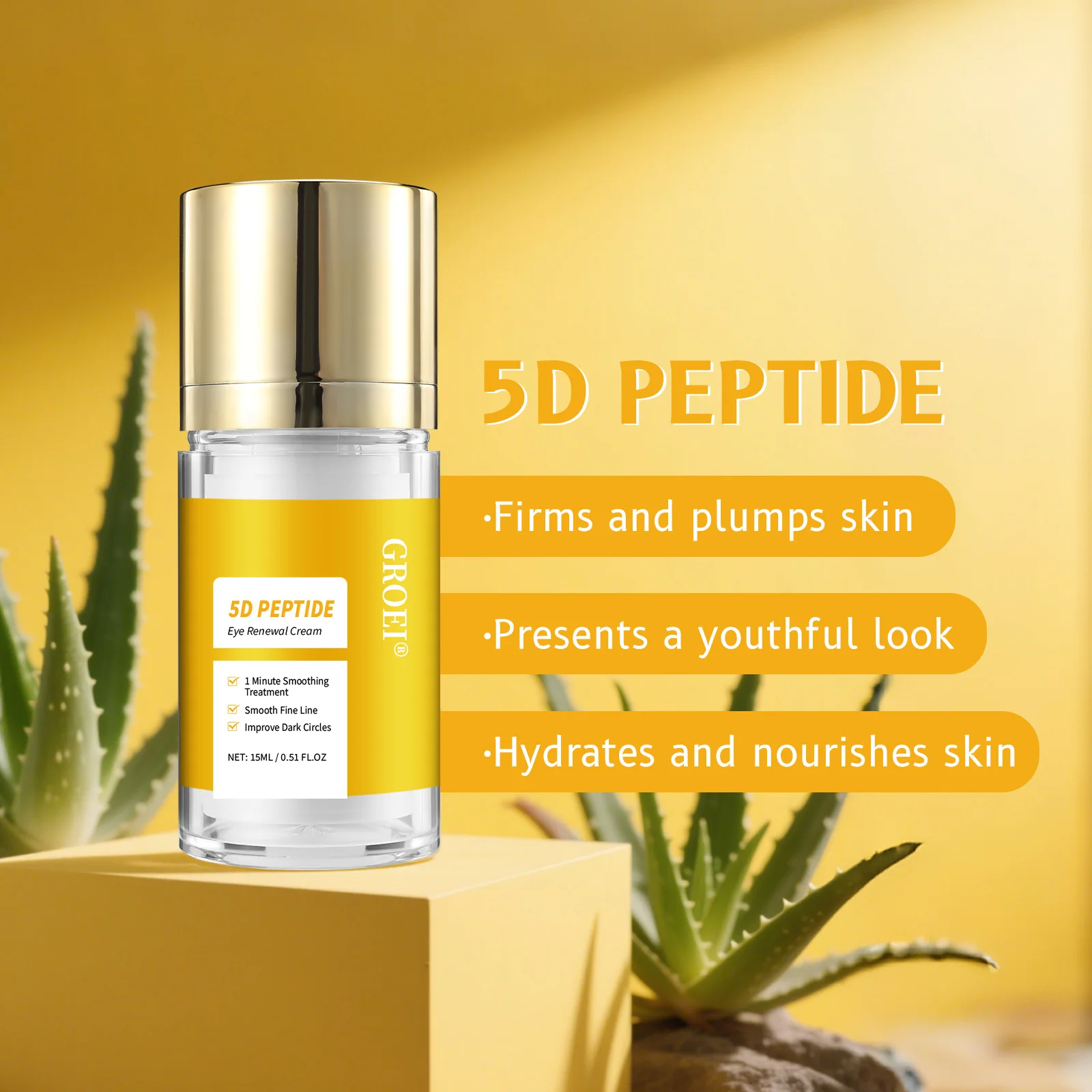 Dark Circle & Puffiness Soluti - Eye Cream Peptide recension och pris