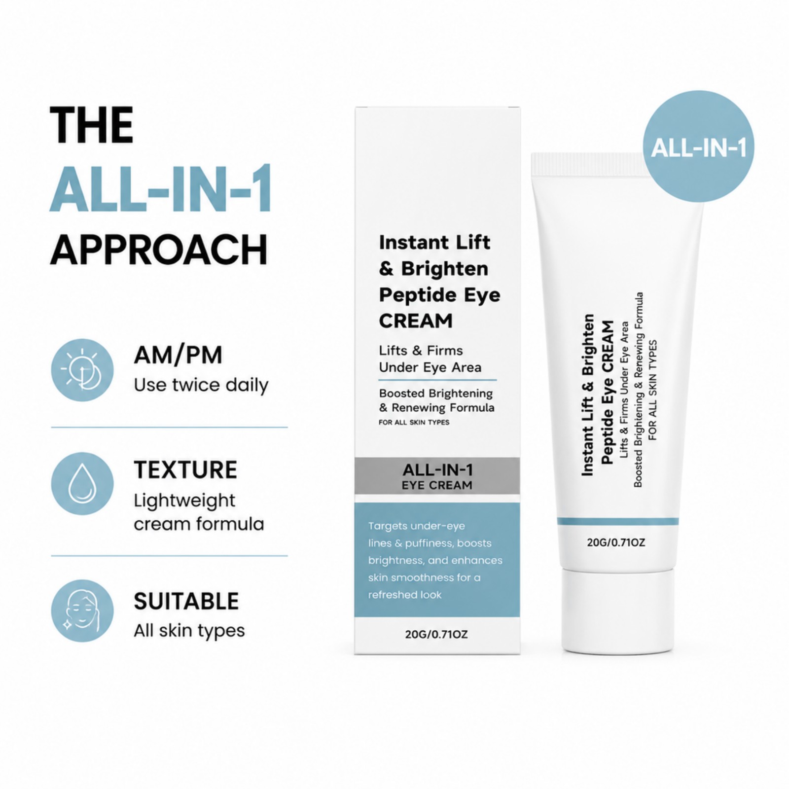Eye Tightener Cream Peptide  I - Eye Cream Peptide recension och pris